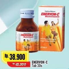 Promo Harga Enervon-c Multivitamin Tablet 30 pcs - Alfamart