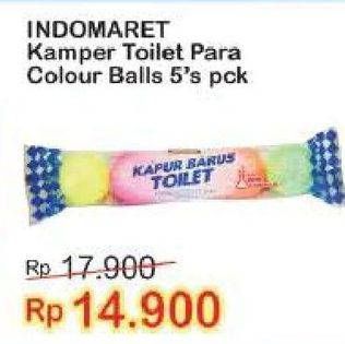 Promo Harga INDOMARET Kamper Toilet Colour Ball 5 pcs - Indomaret