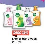 Promo Harga DETTOL Hand Wash 250 ml - Hypermart