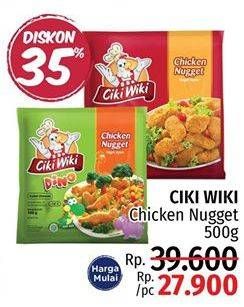 Promo Harga CIKI WIKI Chicken Nugget All Variants 500 gr - LotteMart