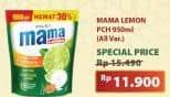 Promo Harga Mama Lemon Cairan Pencuci Piring All Variants 950 ml - Superindo