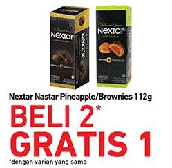 Promo Harga NABATI Nextar Cookies Brownies Choco Delight per 8 pcs 14 gr - Carrefour