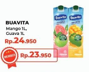 Promo Harga Buavita Fresh Juice Mango, Guava 1000 ml - Yogya