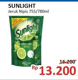 Promo Harga SUNLIGHT Pencuci Piring Jeruk Nipis 100 780 ml - Alfamidi