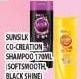 Promo Harga SUNSILK Shampoo Soft Smooth, Black Shine 170 ml - Hypermart