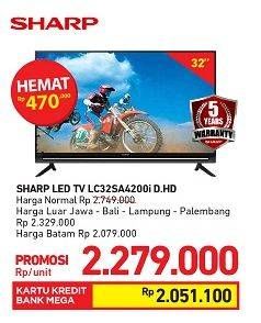 Promo Harga SHARP LC-32SA4200i | LED TV  - Carrefour