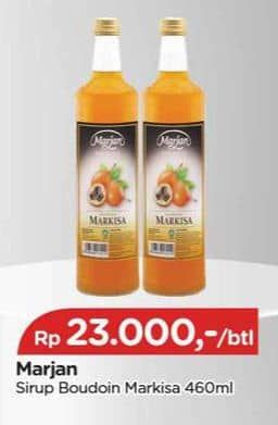 Promo Harga Marjan Syrup Boudoin Markisa 460 ml - TIP TOP