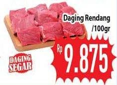 Promo Harga Daging Rendang Sapi per 100 gr - Hypermart