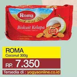 Promo Harga ROMA Biskuit Kelapa 300 gr - Yogya