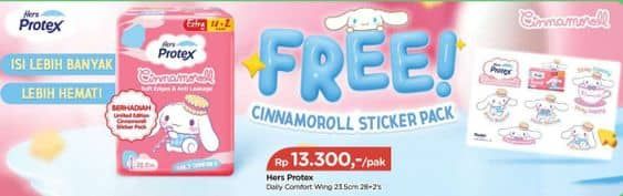 Promo Harga Hers Protex Daily Comfort Wing 23, 5cm 22 pcs - TIP TOP