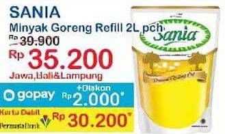 Promo Harga Sania Minyak Goreng 2000 ml - Indomaret