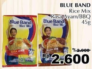 Promo Harga BLUE BAND Rice Mix Ayam, BBQ 45 gr - Giant