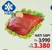 Promo Harga Beef Liver (Hati Sapi) per 100 gr - LotteMart