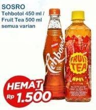 Promo Harga Teh Botol/Fruit Tea 450/500ml  - Indomaret
