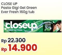 Promo Harga Close Up Pasta Gigi Everfresh Menthol Fresh 160 gr - Indomaret