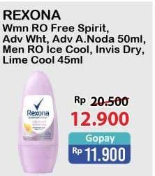 Promo Harga REXONA Women/Men Deo Roll On  - Alfamart