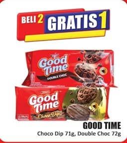 Promo Harga Good Time Cookies Chocochips Choco Dip, Double Choc 71 gr - Hari Hari