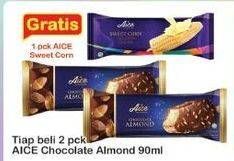 Promo Harga AICE Ice Cream Chocolate Almond 90 gr - Indomaret