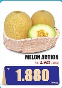 Promo Harga Melon Action per 100 gr - Hari Hari