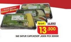 Promo Harga 365 Sayur Sayur Asem, Sayur Sop, Capcay 500 gr - Superindo