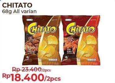 Promo Harga CHITATO Snack Potato Chips All Variants 68 gr - Alfamart