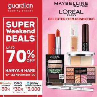 Promo Harga LOREAL / MAYBELLINE Cosmetics  - Guardian