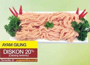 Promo Harga Daging Giling Ayam per 100 gr - Yogya