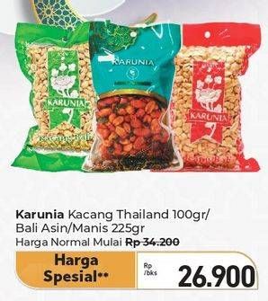 Promo Harga Karunia Kacang Thailand/Bali Asin/Manis  - Carrefour