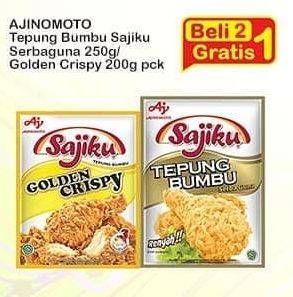 Promo Harga AJINOMOTO Tepung Bumbu Sajiku Serbaguna 250g/ Golden Crispy 200g  - Indomaret