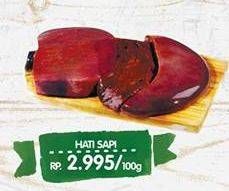 Promo Harga Beef Liver (Hati Sapi) per 100 gr - Yogya