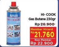 Promo Harga HICOOK Tabung Gas (Gas Cartridge) 230 gr - Hypermart