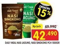 Promo Harga Daily Meal Eats Beras Nasi Jagung, Nasi Singkong 1000 gr - Superindo