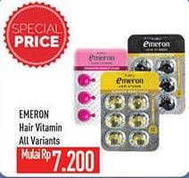 Promo Harga EMERON Hair Vitamin All Variants  - Hypermart