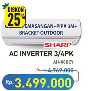 Promo Harga Sharp AH-X8BEY/WH  - Hypermart