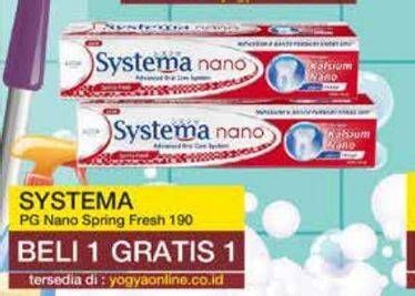 Promo Harga Systema Toothpaste Spring Fresh 190 gr - Yogya