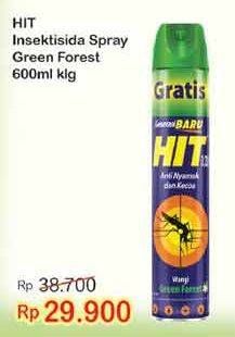 Promo Harga HIT Aerosol Green Forest 600 ml - Indomaret