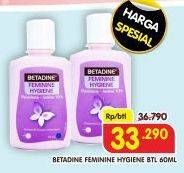 Promo Harga Betadine Feminine Hygine 60 ml - Superindo