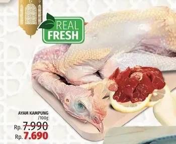 Promo Harga Ayam Kampung per 100 gr - LotteMart