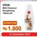 Promo Harga VIVA Milk Cleanser Bengkuang 100 ml - Indomaret