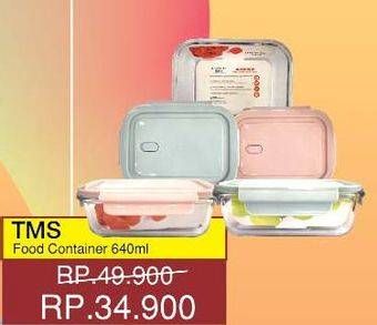 Promo Harga TMS Food Container 640 ml - Yogya
