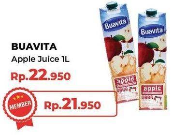 Promo Harga Buavita Fresh Juice Apple 1000 ml - Yogya