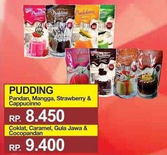 Promo Harga NUTRIJELL Pudding Coklat, Caramel, Gula Jawa, Cocopandan  - Yogya