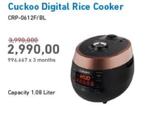 Promo Harga CUCKOO CRP-R0612F All In One RIce Cooker  - Electronic City