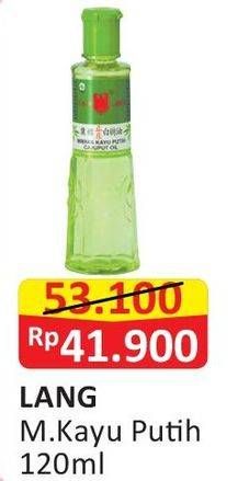 Promo Harga CAP LANG Minyak Kayu Putih 120 ml - Alfamart