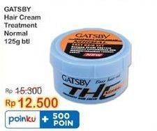 Promo Harga Gatsby Hair Treatment Cream Normal 125 gr - Indomaret