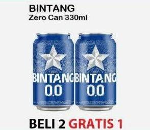 Promo Harga Bintang Zero Original 330 ml - Alfamart