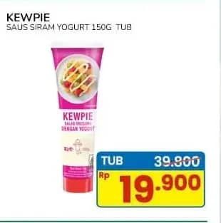 Promo Harga Kewpie Saus Siram Yogurt 150 ml - Indomaret