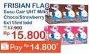 Promo Harga Frisian Flag Susu UHT Milky Zuzhu Zazha Chocolate, Strawberry per 6 tpk 115 ml - Indomaret