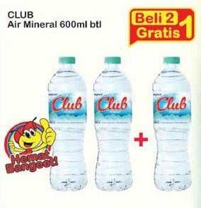 Promo Harga CLUB Air Mineral per 2 botol 600 ml - Indomaret