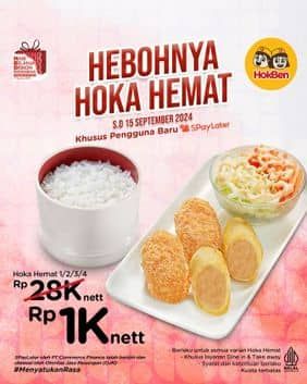 Promo Harga Hebohnya Hoka Hemat  - HokBen